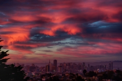Last Light of Summer Solstice over San Francisco